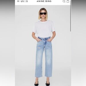 ANNIE BING BLUE RESERVOIR GAVIN JEANS / SIZE 26